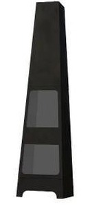 lot 10962 image: La Hacienda L61 56017 Malmo Steel Chimenea Black