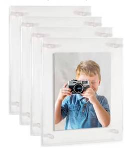 lot 8856 image: ArtToFrames 12x15 Inch Double Panel Floating Acrylic Picture Frame (Full Frame is 16x19)