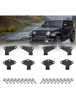 lot 8885 image: 4 Door Hinges for Jeep Wrangler 2007-2018 JK JKU Unlimited Rubicon Sahara OEM Replacement (Interior Door Hinges)