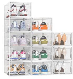 lot 8904 image: Shoe Storage, 12 Pack Shoe Organizer for Closet