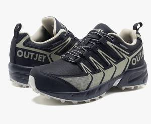 lot 8908 image: Outjet Womens Waterproof Hiking Shoes Lightweight Non-Slip Trails Walking Shoes Outdoor Sneakers size 9
