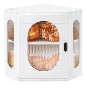 lot 8931 image: Sunhoo Bread Box for Kitchen Countertop Corner Bread Storage Wooden Breadbox Container 2 Layer