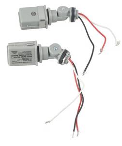 lot 8961 image: Photocell Sensor Kit 2pcs for For outdoor Use, 120VAC, Featuring Thermal Delay and Energy Efficiency