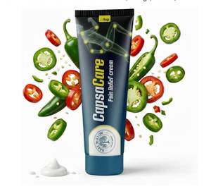 lot 8990 image: CapsaCare Cream with Capsaicin 0.125% & Magnesium, NeuroSoothe Blend with Arnica, Glucosamine, Menthol & Aloe, Fragrance Free, Non Greasy, Hydrating Topical Skin Cream for Men and Women, 100g (1 Pack)