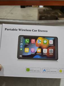 lot 9017 image: Portable Wireless Car Stereo System