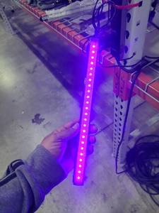 lot 9048 image: Black Light Bar 10W UV Blacklight Strip for Glow Party