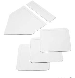 lot 9052 image: GoSports Baseball & Softball 5 Piece Base Set - Rubber Field Bases for Kids & Adults