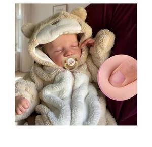 lot 9073 image: BABESIDE Lifelike Reborn Baby Dolls Boy - 17-Inch Baby Soft Body Realistic-Newborn Baby Doll Silicone Full Body Vinyl Real Life Baby Dolls with Toy Accessories for Kids Age 3