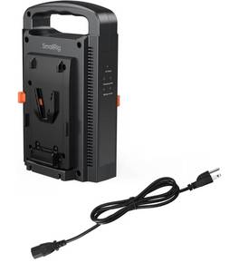 SmallRig V Mount Battery Charger, Dual Channel V-Mount, V-Lock Battery Charger for V Mount Battery, Fits for SmallRig Vmount Battery VB99 SE / VB99 / VB50 / VB155 / VB212 - Retail $129