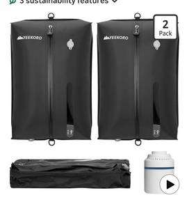 lot 9079 image: Vacuum Bag for Travel, Professional IPX8 Waterproof Reusable Vacuum Compression Bags