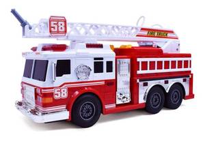 lot 9099 image: VEBO Fire Truck Motorized with Lights, Siren Sound