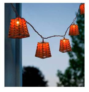 lot 9111 image: Outdoor-String-Lights-Waterproof, Boho Lantern String Lights for Patio, Garden, Porch