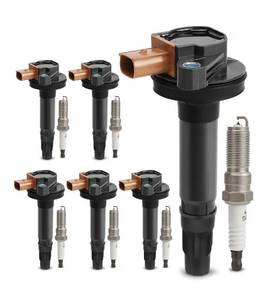 lot 9200 image: UF646 Ignition Coil & SP534 Double Iridium Spark Plug for 11-17 Ford F-150 Explorer Expedition Taurus Transit-150 250 350Lincoln MKS MKT Navigator V6 3.5L Turbo BL3Z12029C DG549 C1814 5C1871