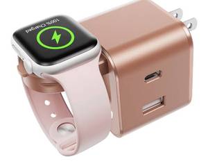 lot 9212 image: 36W for Apple Charging Block with Built-in Watch Charger,