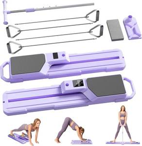 lot 1679 image: Foldable Ski Machine Exercise Equipment, Leg Exercise Machine, Multifunctional Pilates Board, Pilates Reformer Machine