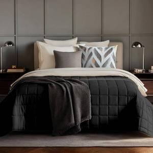 lot 1697 image: $155 HomeSmart King Size Weighted Blanket 40 lbs, Heavy Blanket, Fits California King Beds, XL Oversized Weighted, Grey 88x104