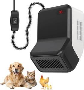 lot 2723 image: Dog House Heater for Chicken Coop, Adjustable Temperature of 300W600W for Winter Warmth, Low Noise, Overheat Protection, Bite-Proof Wires, Suitable for Indoor and Outdoor Use