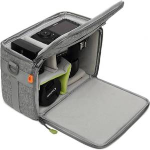 lot 2728 image: Camera Insert Bag,Shockproof &Pressure-proof Dual Opening Camera Lens Cube Case Bag,Digital DSLR SLR Mirrorless Cameras Accessories Storage Pouch Compatible for Canon,Nikon,Sony,Panasonic S
