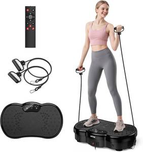 lot 2755 image: Vibration Plate Exercise Machine - 300 lbs Weight Capacity, 120 Speed Levels, 9 Workout Modes for Home Fitness, Muscle Toning & Weight Loss