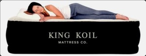 lot 2766 image: King Koil 29172 Luxury Raised Air Mattress