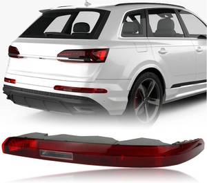 lot 2781 image: Rear Bumper Brake Tail Light Kit Compatible with Audi Q7 SUV 2016-2023 Right Passenger Side Lower Rear Tail Fog Lamp Replace (Right Passenger Side)