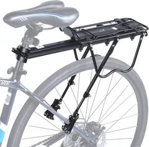 lot 2789 image: Lumintrail Bike Cargo Rack, Seatpost Mounted Bicycle Luggage Carrier with 20 LBs Weight Capacity for Trunk Bags