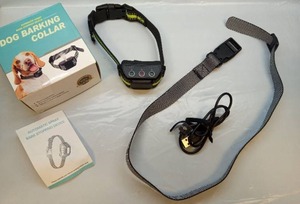 lot 111 image: Citronella Dog Bark Collar, Anti Bark Collar with 3 Adjustable Level  for Small Medium Large Dogs, No Shock - Retail $42