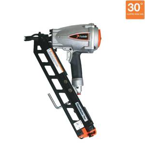 lot 18476 image: Paslode Framing Nailer Adj. Exhaust Orange 501000 - Retail $289