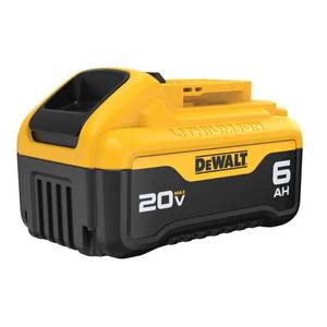 lot 18477 image: DEWALT 20V MAX Battery, Premium 6.0Ah (DCB206) (B01M4RGMCL) - Retail $189