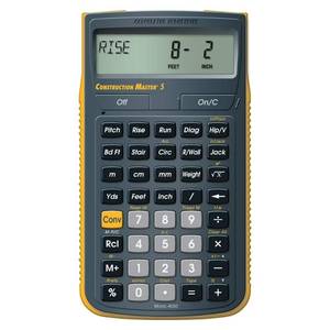 lot 18495 image: Calculated Industries 4050 Construction Master 5 Construction Calculator - Retail $45