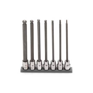 lot 18604 image: Husky Long Ball End Bit Socket Set Metric (7-Piece) - Retail $41