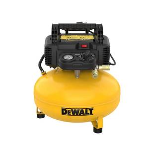 lot 18628 image: 6 gal. 165 PSI Portable Electric Pancake Air Compressor - Retail $179