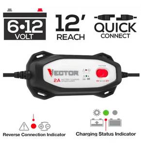 lot 18647 image: VECTOR 2A Battery Charger - Retail $41
