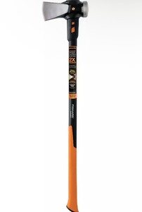 lot 84 image: Fiskars Pro IsoCore 8 lb Splitting Maul - 36 inch Retails $69