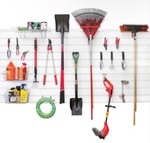 PROSLAT 8' X 4' PVC WALL PANELS & TRIMS –  GRAY - no attachments wall only *Retails $239*