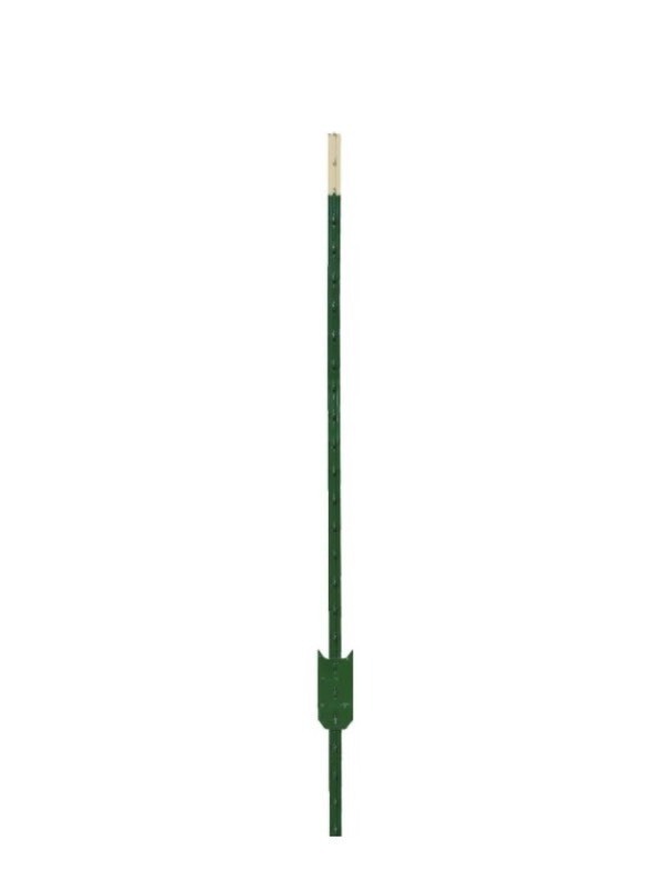lot 185 image: Bundle of 2 Heavy duty 5 Studded T-Posts check sizing