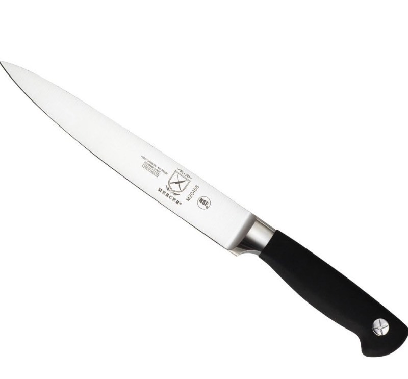 lot 8 image: Mercer Culinary M20408 Genesis 8-Inch Carving Knife,Black