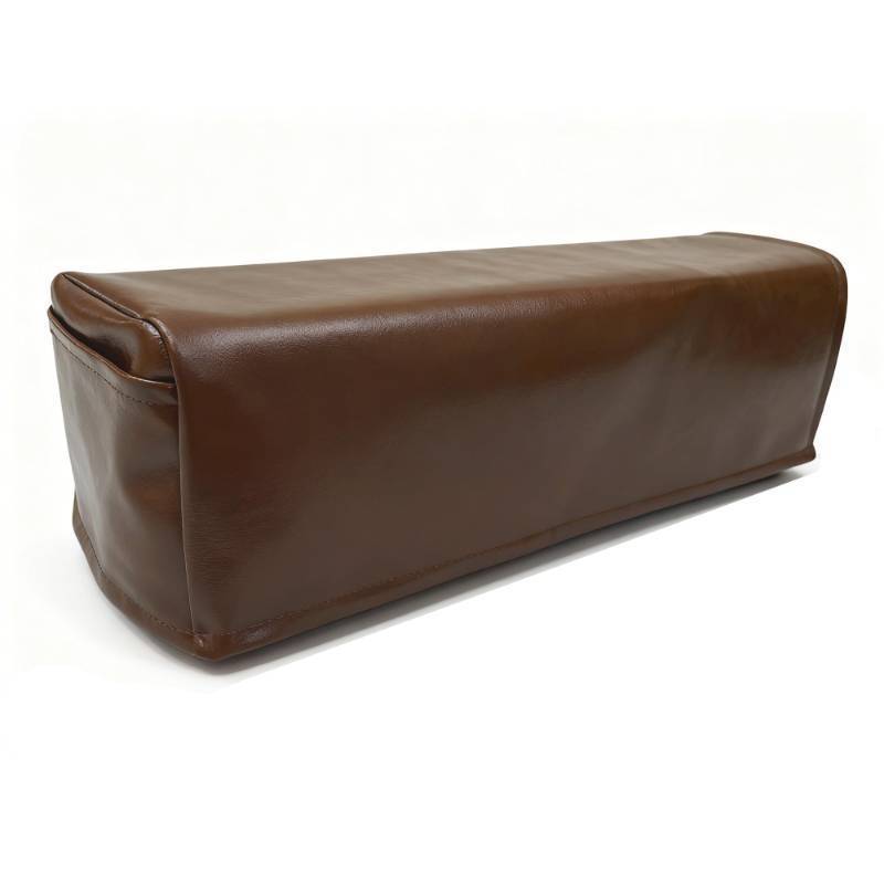 lot 33240 image: Ntomtuex PU Leather Armrest Covers for Sofa Chair Armchair Slipcovers Set of 2 with Pockets - Waterproof, Stretch, Non-Slip Furniture Protectors for Couches & Recliners, Chocolate - Retail $26