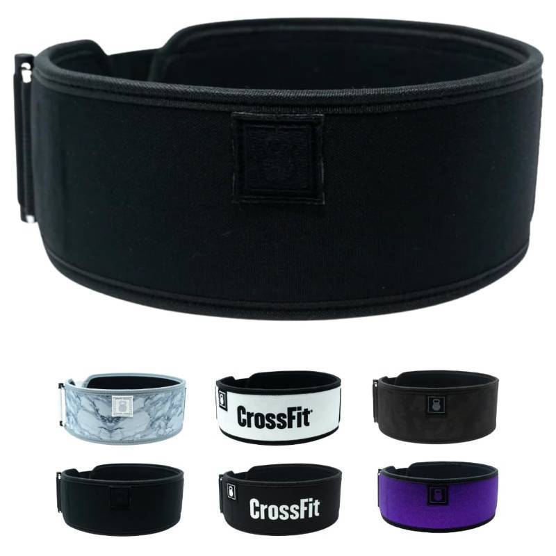 lot 40829 image: POOD 4 Weightlifting Belt  CrossFit Weightlifting Belt  4-inch Wide and Built for Support, Flexibility, and The Ability to Cross Train Easily - Retail $65