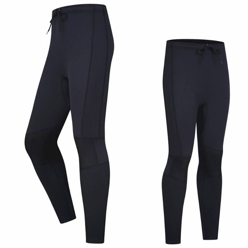 lot 44661 image: Men&Women Wetsuit Pants, 3mm Neoprene Long Pants Keep Warm,Diving Pants for Surfing Kayaking Swimming Diving Canoeing (3K-WM-L) - Retail $40