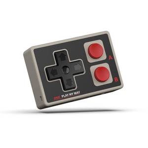 lot 33330 image: IINE Mini Controller for iPhoneiPadAndroid, Portable Wireless Controller for TikTok Scrolling, E-book Page Turning, Music Control, PPT Clicker, Selfie Shutter, with Wrist Strap (Grey) - Retail $18