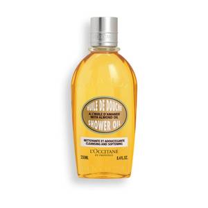 lot 41482 image: LOCCITANE Cleansing & Softening Almond Shower Oil. 8.40 fl oz - Retail $29