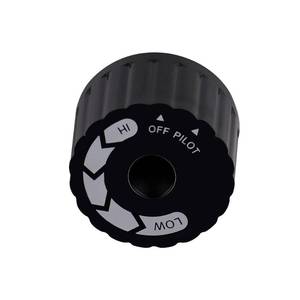 lot 41503 image: XTPTFABS Gas Valve Control Knob Compatible with SIT 630 EU-rosit, Only Knob, Metal Rod Plunger (1Pcs, Black) - Retail $24