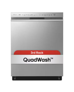 lot 22 image: Lg Stainless Steel Built-In Dishwasher - Retail $1,099