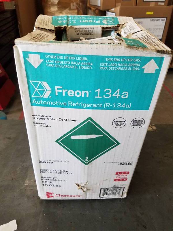 lot 7666 image: Chemours R-134 Freon