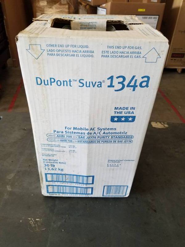 lot 7668 image: Du Pont Suva R-134 Freon