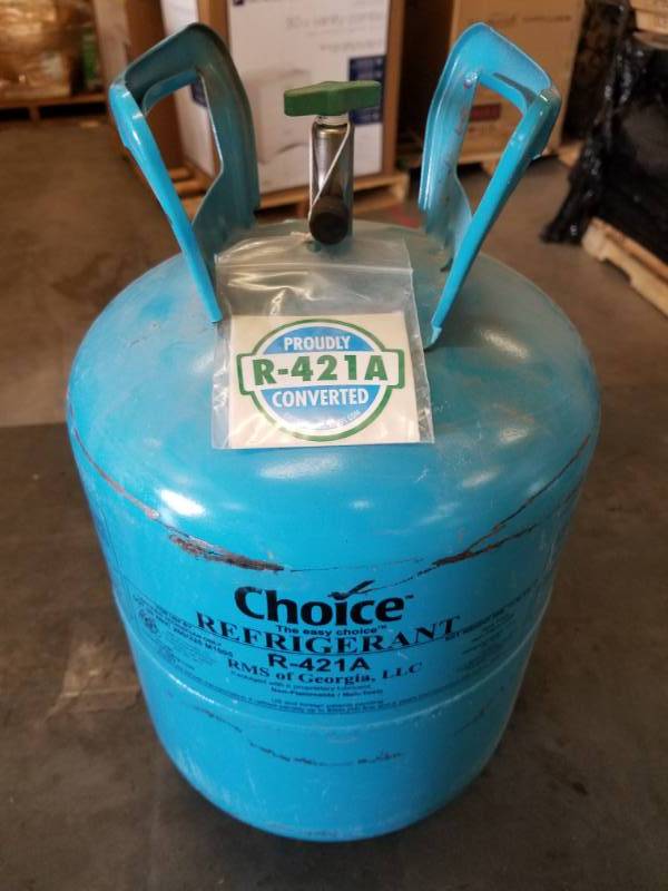lot 7670 image: Choice R-421A Refridgerant