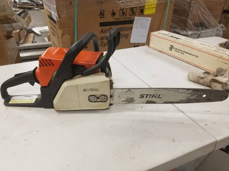lot 7689 image: Stihl MS170 Chainsaw