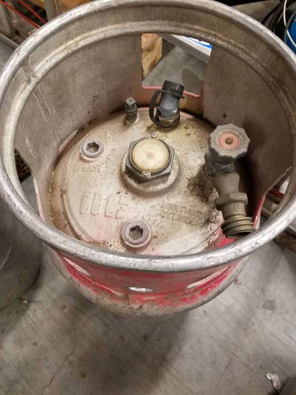 lot 7703 image: Propane Forklift Bottle