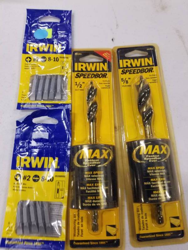 lot 7732 image: Lot of Irwin Bits